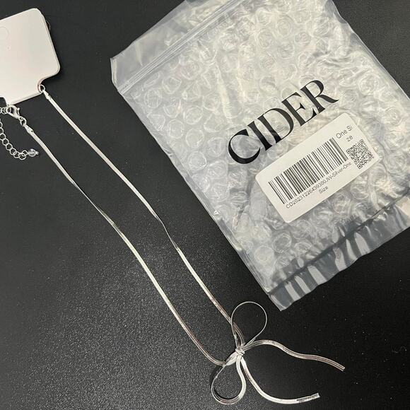 Cider ribbon necklace materal copper - Picture 1 of 4